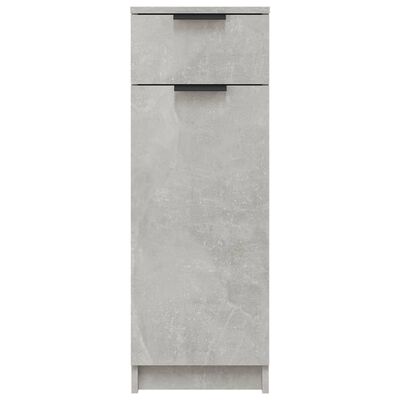 vidaXL Koupelnová skříňka betonově šedá 32x34x90 cm kompozitní dřevo