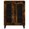 vidaXL Skř&iacute;ň highboard kouřov&yacute; dub 69,5 x 34 x 180 cm kompozitn&iacute; dřevo