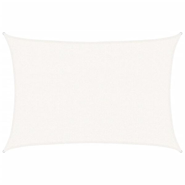 vidaXL Plachta proti slunci 160 g/m&sup2; b&iacute;l&aacute; 2,5 x 3,5 m HDPE