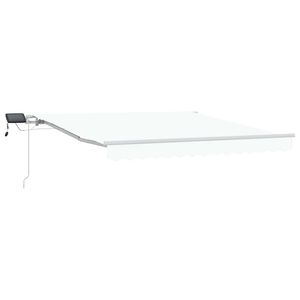 vidaXL Stahovac&iacute; mark&yacute;za B&iacute;l&aacute; 350 x 250 cm L&aacute;tka a hlin&iacute;k