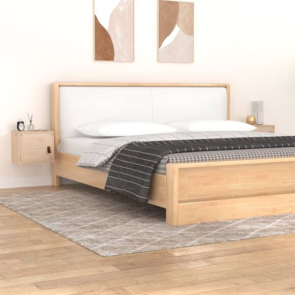 vidaXL N&aacute;stěnn&eacute; skř&iacute;ňky 2 ks 31,5x30x30 cm masivn&iacute; borov&eacute; dřevo