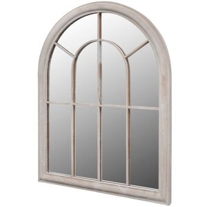vidaXL Zahradn&iacute; zrcadlo rustik&aacute;ln&iacute; oblouk 69 x 89 cm interi&eacute;r i exteri&eacute;r