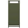vidaXL Stojan na palivov&eacute; dřevo Olive Green Ocel v&aacute;lcovan&aacute; za studena