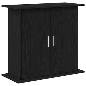 vidaXL Stojan na akv&aacute;rium čern&yacute; dub 81 x 36 x 73 cm, konstrukčn&iacute; dřevo