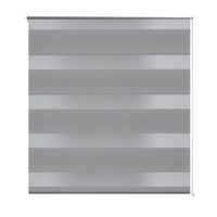 Roleta den a noc / Zebra / Twinroll 40x100 cm šedá
