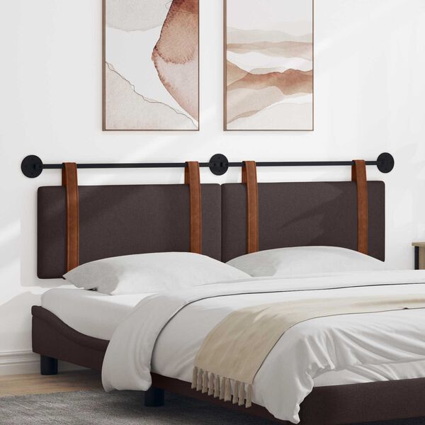 vidaXL Z&aacute;věsn&aacute; čeln&iacute; deska Tmavě hněd&aacute; 170 x 55 x 5 cm Antick&yacute; PU