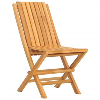 vidaXL Skládací zahradní židle 2 ks 47x47x89 cm masivní teakové dřevo