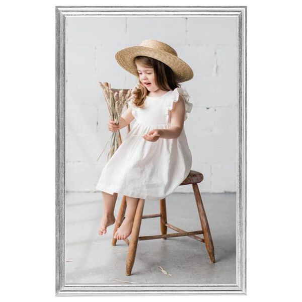 vidaXL Fotor&aacute;mečky kol&aacute;ž 5 ks na stěnu stř&iacute;brn&eacute; 70x90 cm MDF