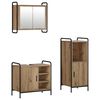 vidaXL Sada koupelnov&yacute;ch skř&iacute;něk 3 ks Dub artisan 40 x 36 x 99,5 cm