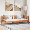 vidaXL R&aacute;m postele Voskově hněd&aacute; 90 x 190 cm Masivn&iacute; borov&eacute; dřevo