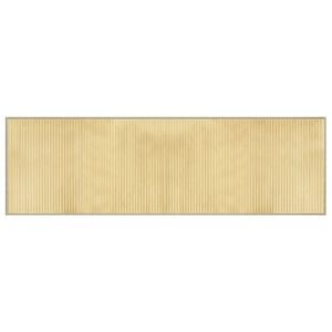 vidaXL Koberec obd&eacute;ln&iacute;kov&yacute; světle př&iacute;rodn&iacute; 60 x 200 cm bambus