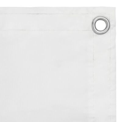 vidaXL Balkónová zástěna bílá 120 x 400 cm oxfordská látka