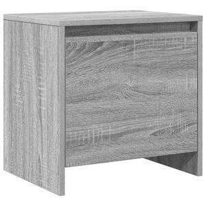 vidaXL Nočn&iacute; stolek &scaron;ed&yacute; sonoma 45 x 34 x 44,5 cm kompozitn&iacute; dřevo