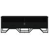 vidaXL TV skř&iacute;ňka čern&aacute; 122 x 34 x 41 cm kompozitn&iacute; dřevo