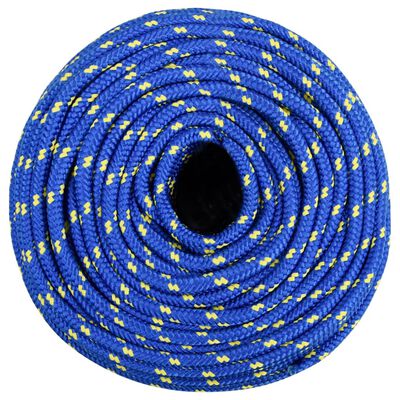 vidaXL Lodní lano modré 6 mm 50 m polypropylen