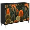 vidaXL Serv&iacute;rovac&iacute; skř&iacute;ň ZAANDAM Čern&yacute; dub 102 x 33 x 76 cm