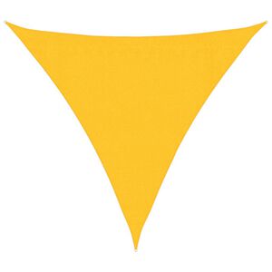 vidaXL St&iacute;nic&iacute; plachta 160 g/m&sup2; žlut&aacute; 3,6 x 3,6 x 3,6 m HDPE