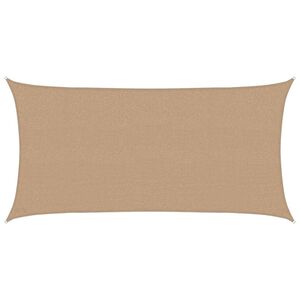 vidaXL St&iacute;n&iacute;c&iacute; plachta 160 g/m&sup2; taupe 2,5 x 5 m HDPE