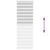 vidaXL Zebra roleta světle &scaron;ed&aacute; 75x200 cm &scaron;&iacute;řka l&aacute;tky 70,9cm polyester