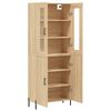 vidaXL Skř&iacute;ň highboard dub sonoma 69,5 x 34 x 180 cm kompozitn&iacute; dřevo