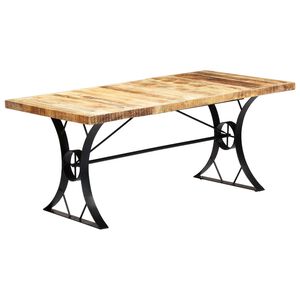 vidaXL J&iacute;deln&iacute; stůl 180 x 90 x 76 cm masivn&iacute; mangovn&iacute;kov&eacute; dřevo