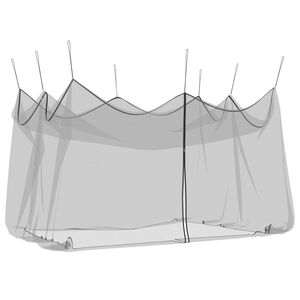 vidaXL Zahradn&iacute; moskyti&eacute;ra 220 mesh Čern&aacute; 3 x 4,5 x 2,5 m Polyester