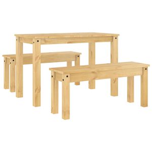 vidaXL J&iacute;deln&iacute; set 3 kusů PANAMA Borovicov&yacute; masiv