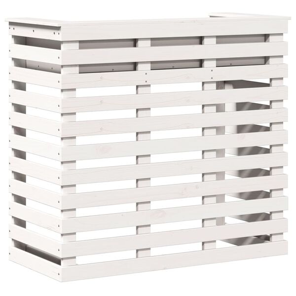 vidaXL Venkovn&iacute; barov&yacute; stůl b&iacute;l&yacute; 113,5x50x103 cm masivn&iacute; borov&eacute; dřevo