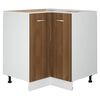 vidaXL Kuchyňsk&aacute; skř&iacute;ňka hněd&yacute; dub 75,5x75,5x81,5 cm kompozitn&iacute; dřevo