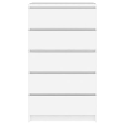 vidaXL Zásuvková skříňka bílá 60 x 36 x 103 cm kompozitní dřevo
