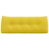 vidaXL Pol&scaron;t&aacute;ř na z&aacute;da Světl&aacute; žlut&aacute; 120 x 24 x 50 cm textil