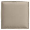 vidaXL Pol&scaron;t&aacute;ř 4 pcs Taupe 40 x 40 x 8 cm Oxford l&aacute;tka