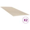 vidaXL N&aacute;hradn&iacute; lamely k posteli s 48 lamelami 2 ks 90x200 cm