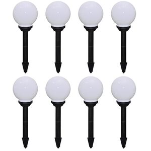vidaXL Venkovn&iacute; osvětlen&iacute; př&iacute;jezdov&eacute; cesty 8 ks LED 15 cm se z&aacute;pichem