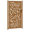 vidaXL Zahradn&iacute; br&aacute;na 100 x 175 cm z odoln&eacute; oceli s motivem plamene