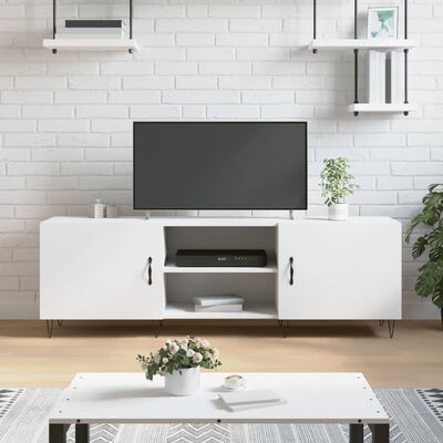 vidaXL TV skříňka bílá 150 x 30 x 50 cm kompozitní dřevo