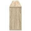 vidaXL N&aacute;stěnn&eacute; obd&eacute;ln&iacute;kov&eacute; police 4ks dub sonoma 100x15x30cm kompozit
