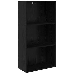 vidaXL Knihovna 60 x 30 x 114 cm Kompozitn&iacute; dřevo Čern&yacute; dub