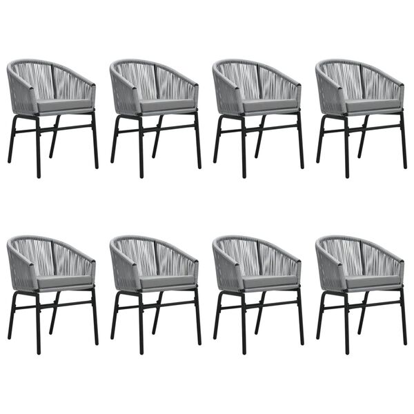 vidaXL 9d&iacute;ln&yacute; zahradn&iacute; j&iacute;deln&iacute; set antracitov&yacute;