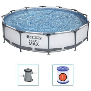 Bestway Baz&eacute;n Steel Pro MAX s př&iacute;slu&scaron;enstv&iacute;m 366 x 76 cm