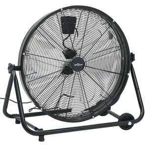 vidaXL Průmyslov&yacute; bubnov&yacute; ventil&aacute;tor 60 cm 172,5 W čern&yacute;