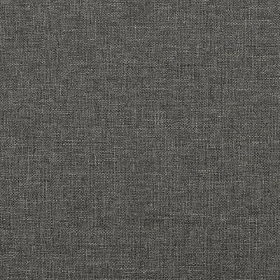 vidaXL Box spring postel tmavě šedá 80 x 200 cm textil