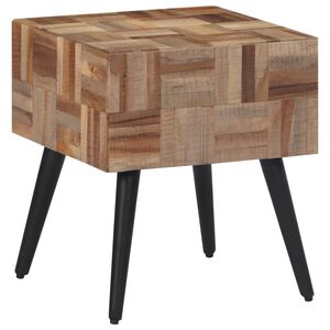 vidaXL Odkl&aacute;dac&iacute; stolek 40 x 40 x 45 cm masivn&iacute; recyklovan&yacute; teak