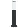 vidaXL Sloupkov&eacute; sv&iacute;tidlo 50 cm čern&eacute; IP44