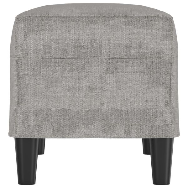 vidaXL Lavice světle &scaron;ed&aacute; 70 x 35 x 41 cm textil