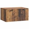 vidaXL N&aacute;stěnn&aacute; TV skř&iacute;ň N&aacute;stěnn&yacute; Star&eacute; dřevo 59,5 x 41 x 30 cm