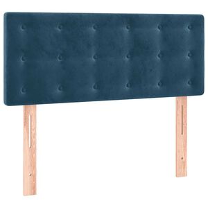 vidaXL Čelo postele tmavě modr&eacute; 90x5x78/88 cm samet