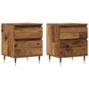 vidaXL Nočn&iacute; stolky 2 ks old wood 40 x 35 x 50 cm kompozitn&iacute; dřevo