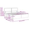 vidaXL R&aacute;m postele s čelo Sonoma 200 x 200 cm Masivn&iacute; borov&eacute; dřevo