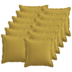vidaXL Povlak na pol&scaron;t&aacute;ř 12 ks HOUTEN Světl&aacute; zelen&aacute; 40 x 40 cm